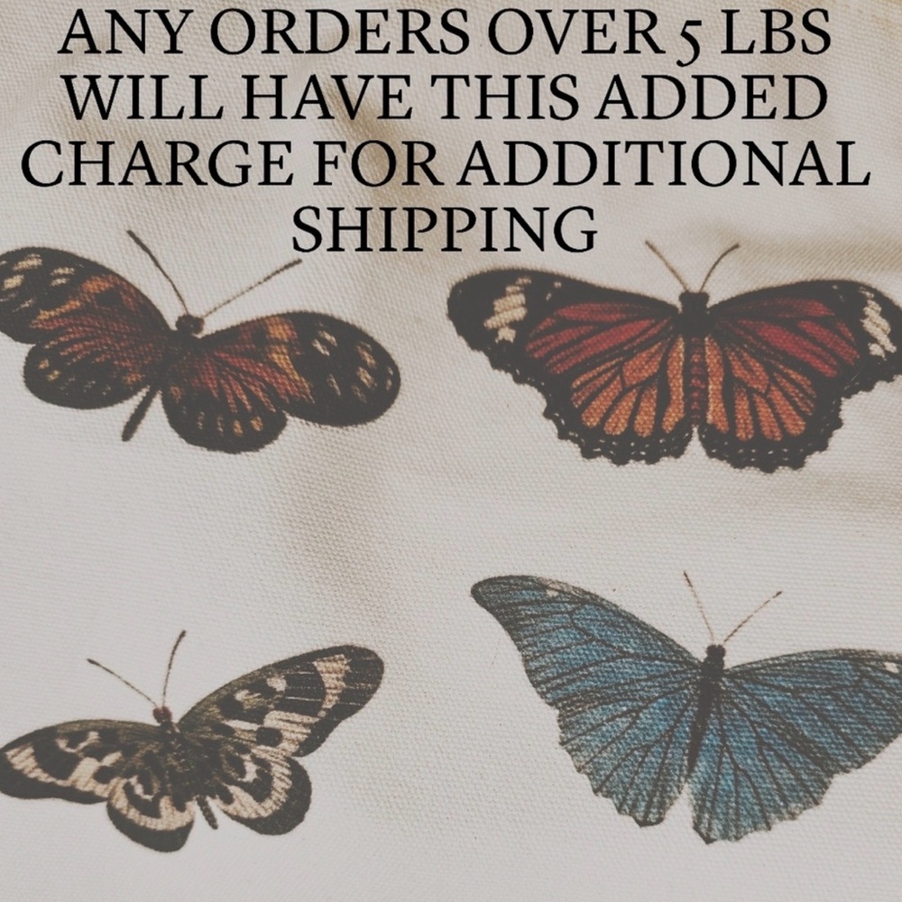 Added shipping over 5 pounds!